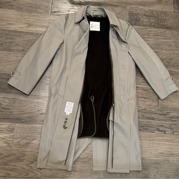 London Fog Other - Vintage London Fog Trench Coat Mens 42 W/Warm Zip-Out Lining Made in USA 70s-80s